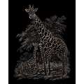 Immagini per incisione, Giraffe, sfondo rame