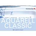 Gerstaecker - Aquarell Classic, Blocco per acquerello, 17 x 24 cm, 300 g/m², opaca, Blocco con 20 fogli