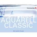 Gerstaecker - Aquarell Classic, Blocco per acquerello, 24 x 32 cm, 300 g/m², opaca, Blocco con 20 fogli