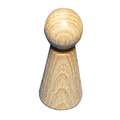 Figure a cono in legno, altezza 70 mm, diametro 30 mm, 2 pz.