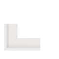 Gerstaecker - Uno, Cornice a cassetta americana, Bianco, Bianco, 46 x 38 cm (8F)