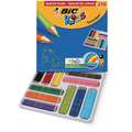 Bic - Kids, Tropicolors, Set di matite colorate, 12 x 18 colori (= 216 pz.)