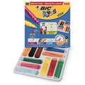 Bic - Kids, Visa, Set di pennarelli colorati, 12 x 12 colori (= 144 pennarelli)