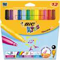 Bic - Kids, Visacolor XL, Set di pennarelli, 12 colori