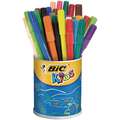 Bic - Kids, Visa, Set di pennarelli colorati, 3 x 12 colori (= 36 pennarelli)