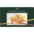 Faber-Castell - Polychromos, Set matite colorate in astuccio di metallo, 60 pz.