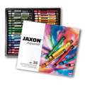 Jaxon - Aquarell, Set di pastelli a cera acquerellabili in scatola di cartone, 36 pz.