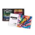 Jaxon - Aquarell, Set di pastelli a cera acquerellabili in scatola di cartone, 24 pz.