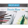 Fabriano - Dessin Blanc, Carta da disegno bianca, 24 x 32 cm, opaca, 180 g/m², cartella