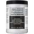 Winsor & Newton - Professional Acrylic, gesso trasparente, Bar. 946 ml