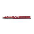 Pilot - Penna rollerball Hi Tecpoint V5 ricaricabile, Rosso