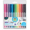 Wonday - MIN'O, Set di pennarelli, Set da 12 Large, punta conica