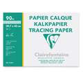 Clairefontaine - Carta da ricalco, blocco, DIN A3, 10 fogli, 90 g/m², fogli in confezione