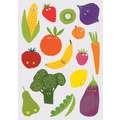Maildor - Baby adesivi, Frutta & Verdura, 87 adesivi