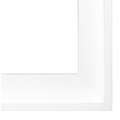 I Love Art - Cornice a cassetta con profilo a L, 100 x 100 cm, Bianco, 100 x 100 cm