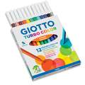 Giotto - Turbo Color, Set di pennarelli colorati, Set da 12