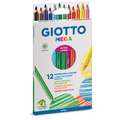 Giotto - Mega, Set di matite colorate, Set da 12