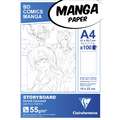 Clairefontaine - Blocco manga per Storyboard, A4, 21 x 29,7 cm, 55 g/m², liscia