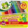 Jolly - Superstick Classic, Set di matite colorate, Set da 24
