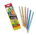 Jolly - Superstick, Set di matite colorate, Metallic, set da 6