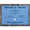 Arches - Blocco per acquerello 640 g/mq, 26 x 36 cm, 640 g/m², fine, blocco collato su 4 lati