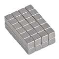 Ecobra - Magneti in neodimio, set di cubi, 48 magneti da 1,2 kg di forza adesiva ciascuno, 5x5x5 mm