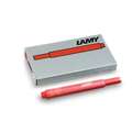 Lamy - T10, Cartucce di ricambio, Confezione da 1,5 pz., Rosso