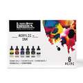 Liquitex - Ink Colour Set, Set di inchiostri acrilici, Essentials, 6 x 30 ml