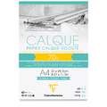 Clairefontaine - Calque, Carta trasparente da lucido, 70 g/m², A4, 21 x 29,7 cm, 1 pezzo, Blocco 50 ff.