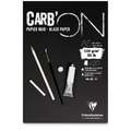 Clairefontaine CARB'ON blocco da disegno, A5, 14,8 x 21 cm, 120 g/m², fine (cold pressed), blocco collato su 1 lato