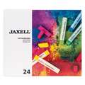 Jaxell - Pastelli morbidi in scatola di cartone, set da 24