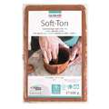 Glorex -  Hobby time, argilla naturale Sof Ton, 0,5 kg, Terracotta