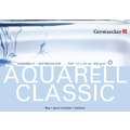 Gerstaecker - Aquarell Classic, Blocco per acquerello, 17 x 24 cm, 300 g/m², ruvida, Blocco con 20 fogli