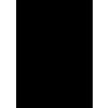 Cartoncino ultra nero, 50 x 70 cm, 300 g/m²