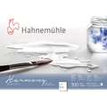 Hahnemühle - Carta per acquerello Harmony, ruvida, A3, 29,7 x 42 cm, 300 g/m², blocco collato su 4 lati
