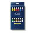 Lefranc & Bourgeois - Set di colori a olio fini, set, 12 x 10 ml