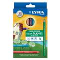 Lyra - Color Giants, Set di matite colorate, 12 matite