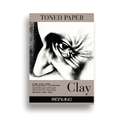 Fabriano - Toned Paper, Blocco da disegno Clay, Blocco DIN A3, 120 g/mq, 50 fogli, 120 g/m², liscia, blocco collato su 1 lato
