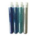 DTM - Set da 4 tubetti di glitter, Blu