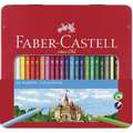 Faber-Castell Set di matite colorate in astuccio di metallo, Set da 24