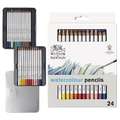 Winsor & Newton - Studio Collection, set di matite acquerellabili, Set da 24