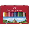 Faber-Castell Set di matite colorate in astuccio di metallo, Set da 36
