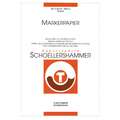 Schoellershammer - Blocco per marker, A3, 75 g/mq, 75 g/m², liscia, blocco collato su 1 lato