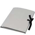 Folia - Cartella in cartoncino grigio, DIN A4, A4, 21 x 29,7 cm, Con fascetta di chiusura