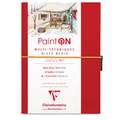 Clairefontaine - PaintON, Libro per schizzi, Carta bianca, superficie liscia, quaderno per schizzi, A5, 14,8 x 21 cm