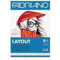 Fabriano - Blocco Layout, A3, 29,7 x 42 cm, 75 g/m², 70 ff.