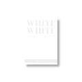 Fabriano - White White, Cartoncino bianco, A3, 29,7 x 42 cm, 300 g/m², opaca, Blocco con 20 fogli, 300 g/mq