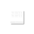 Fabriano - White White, Cartoncino bianco, 20 x 20 cm, 300 g/m², opaca, Blocco con 20 fogli, 300 g/mq