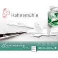 Hahnemühle - Carta per acquerello Harmony, satinata, 24 x 30 cm, 300 g/m², blocco collato su 4 lati