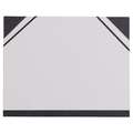 Clairefontaine - Cartella di presentazione in cartoncino grigio, 26 x 33 cm, Elastico